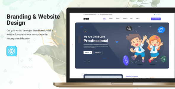downloaddev-kindergarten-education-react-js-template-free-nulled